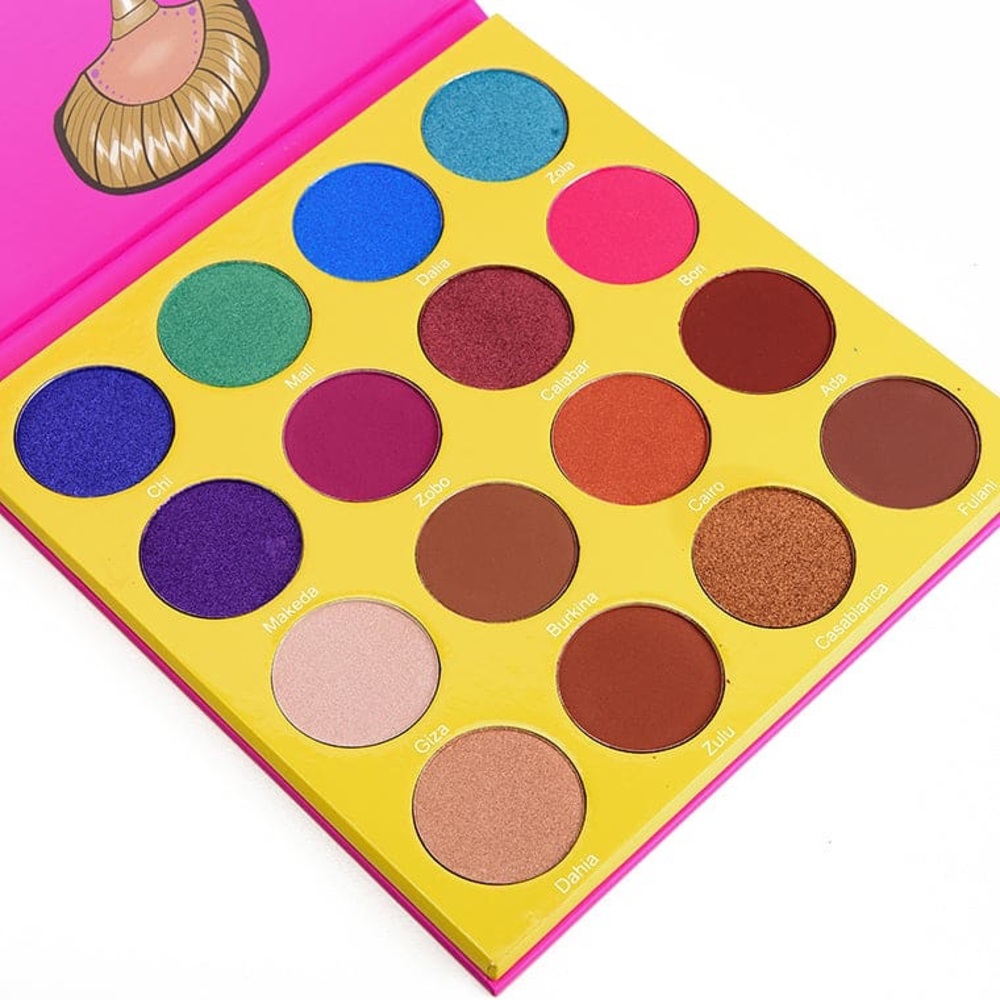Juvia's Place Mini Masquerade Bold Sparkly Matte Colourful Eyeshadow Palette - Picture 2 of 13